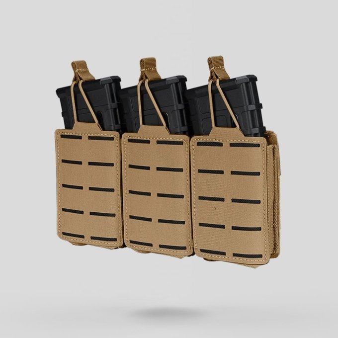 Triple open top mag pouch