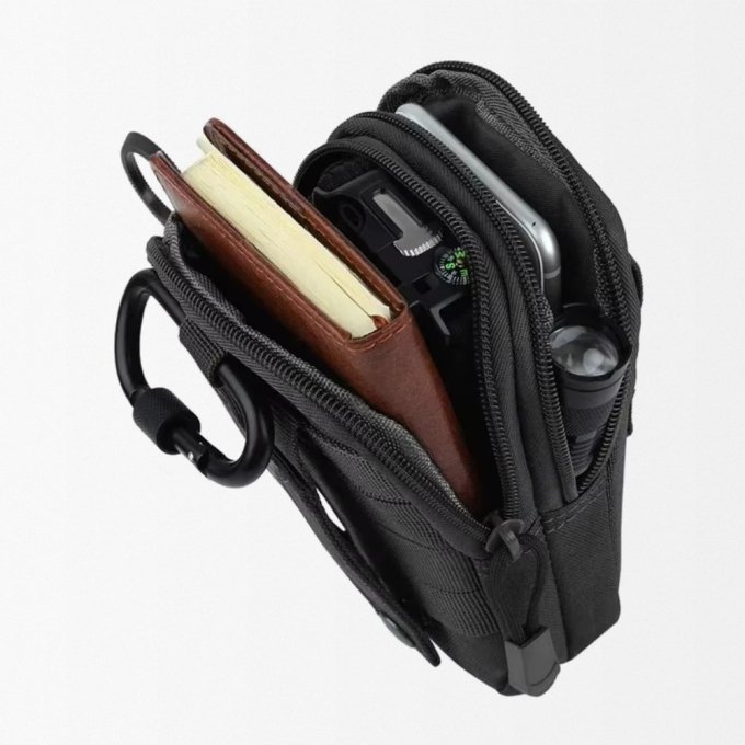 tactical molle pouch belt waist pack with strap - Image 3