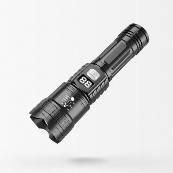 High power led tactical flashlight