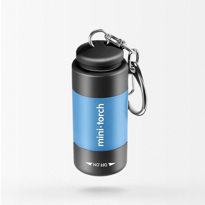 Tactical keychain flashlight
