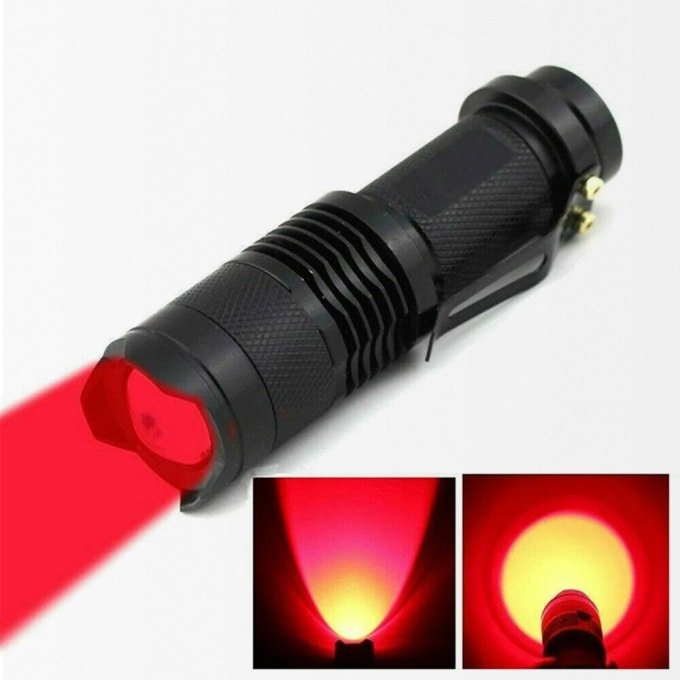 Tactical red beam flashlight - Image 4