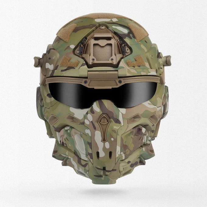 Airsoft tactical full face helmet