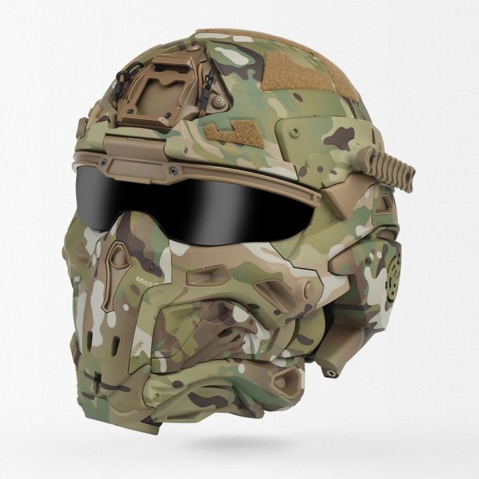 Airsoft tactical full face helmet - Image 2
