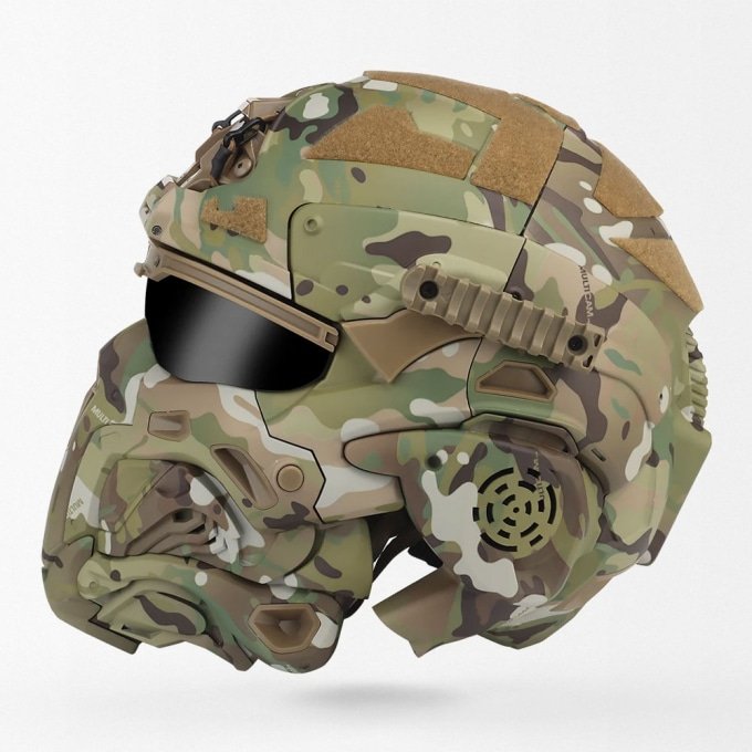 Airsoft tactical full face helmet - Image 3