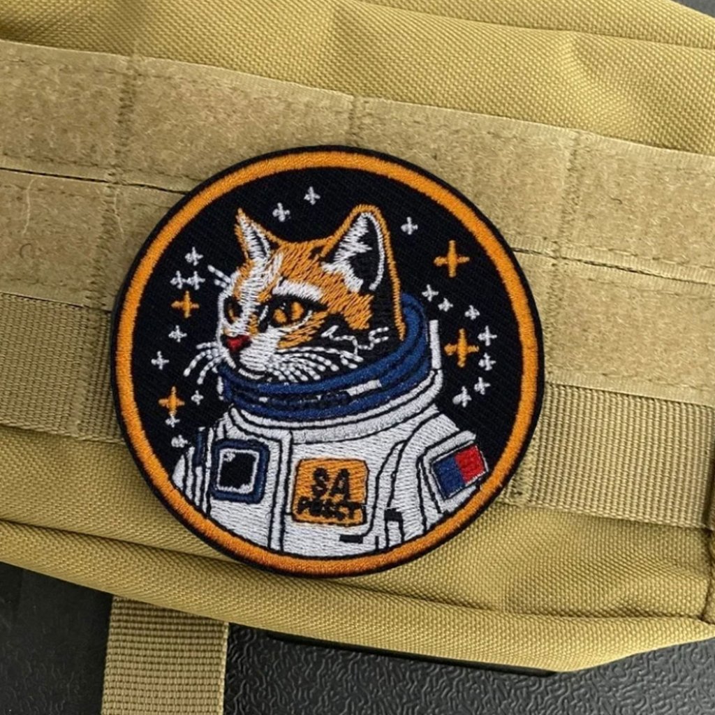 Astronaut Cat Patch