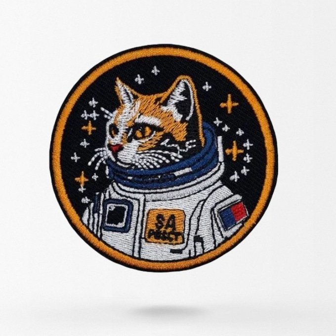 Astronaut cat patch - Image 3