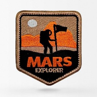 Mars explorer patch