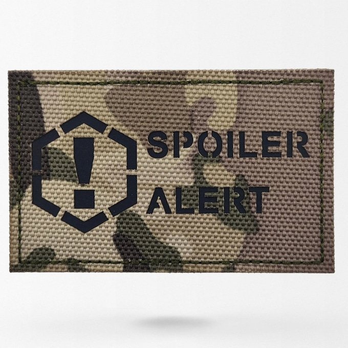 Spoiler alert patch camo