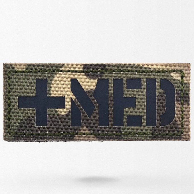 Tactical med camo patch