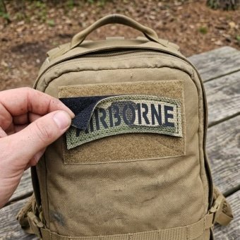 Military airborne patch