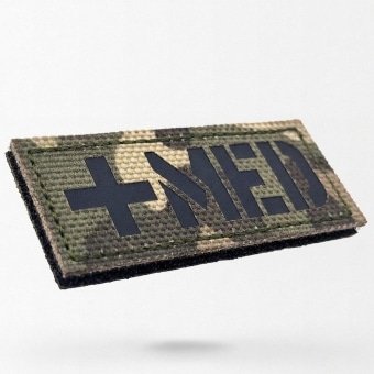 Tactical med camo patch