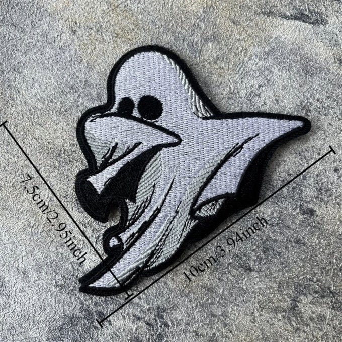 Ghost Halloween Embroidered patch - Image 2