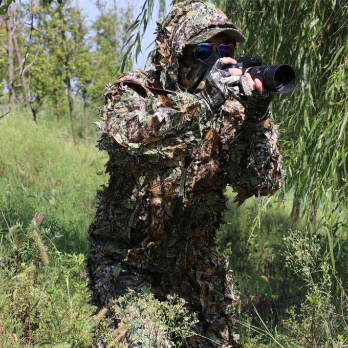 Hunting Camo Breathable Ghillie Suit Set - Image 2