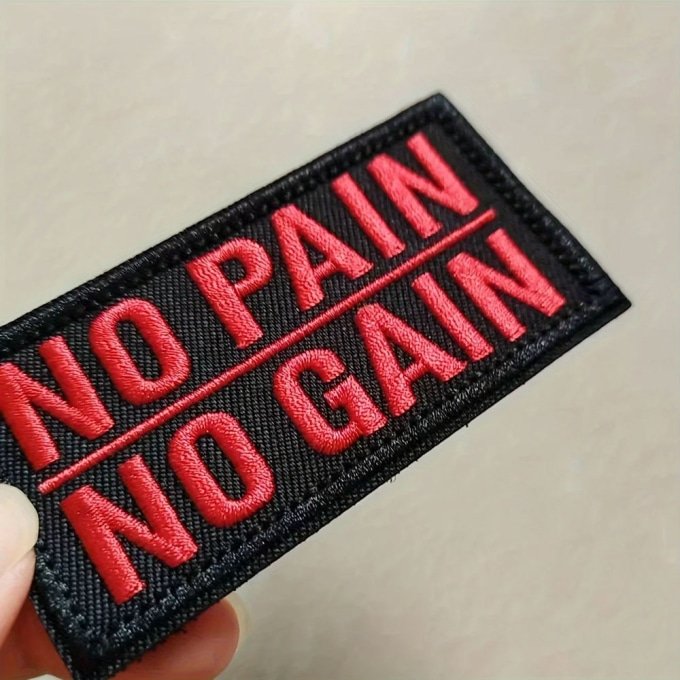 No pain no gain patch - Image 2