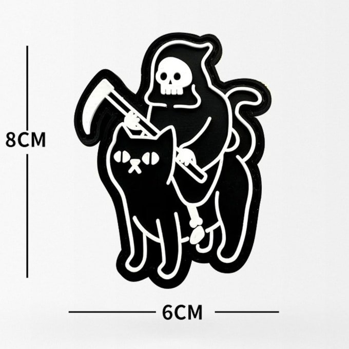 Sickle Reaper Glow PVC Patch - Image 3