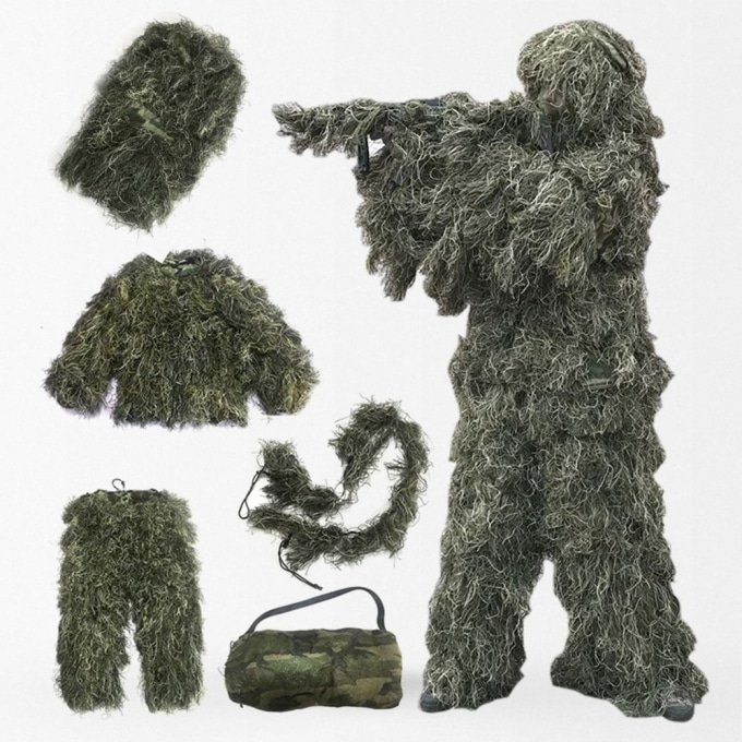 Sniper ghillie suit set