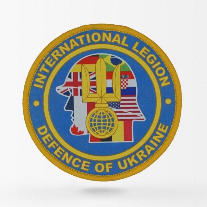 Ukraine International Legion Patch