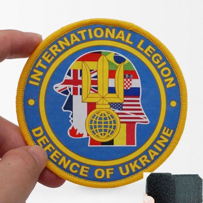 Ukraine International Legion Patch - Image 3