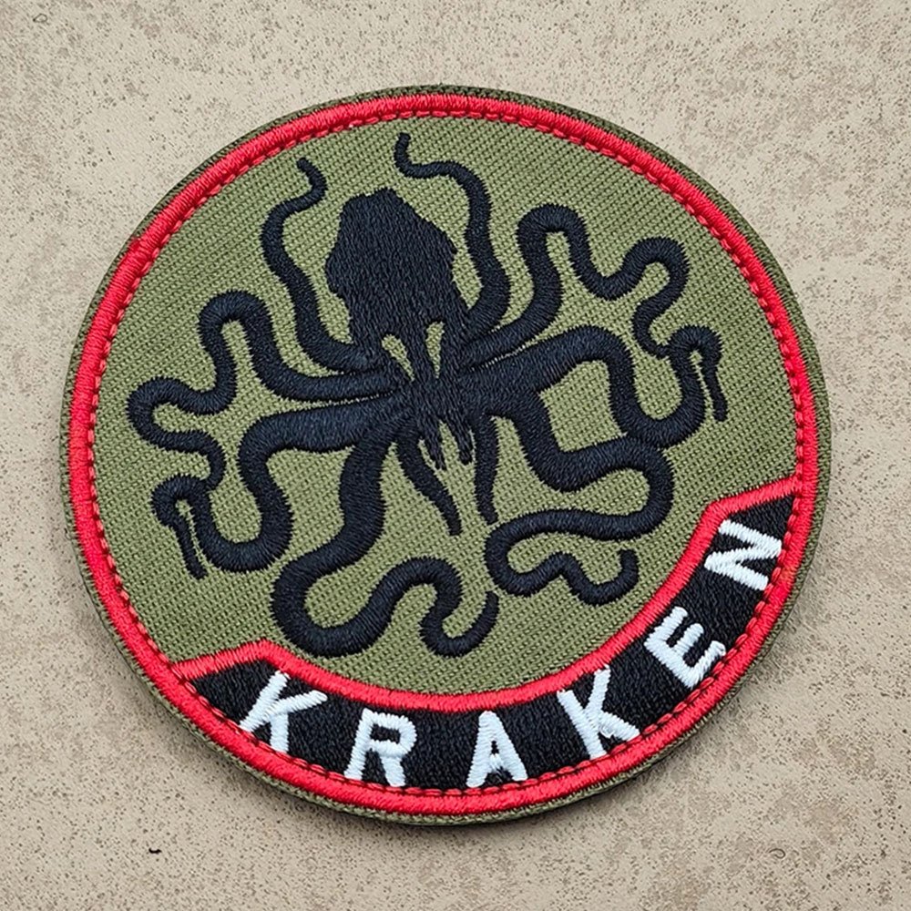 Ukraine Morale Patch – Black Red Flag, Ukrainian Army Tactical Patch, Original Military Militaria