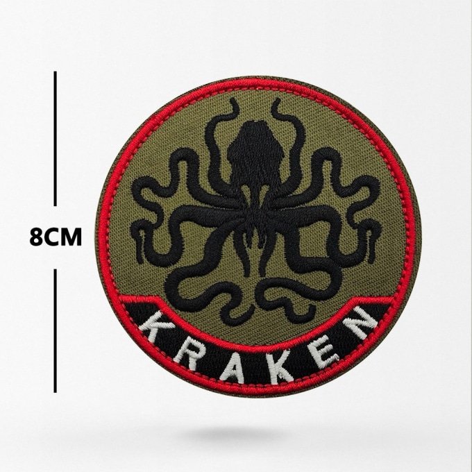 Ukrainian Kraken Military Morale Patch - Image 3