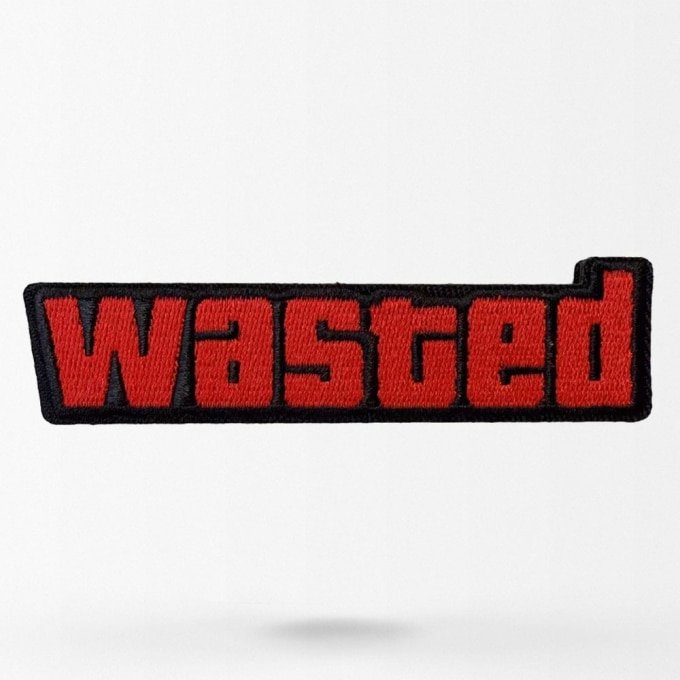 Wasted Gaming Embroidered Patch