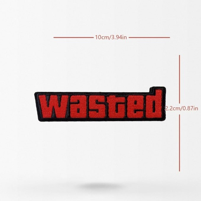 Wasted Gaming Embroidered Patch - Image 5