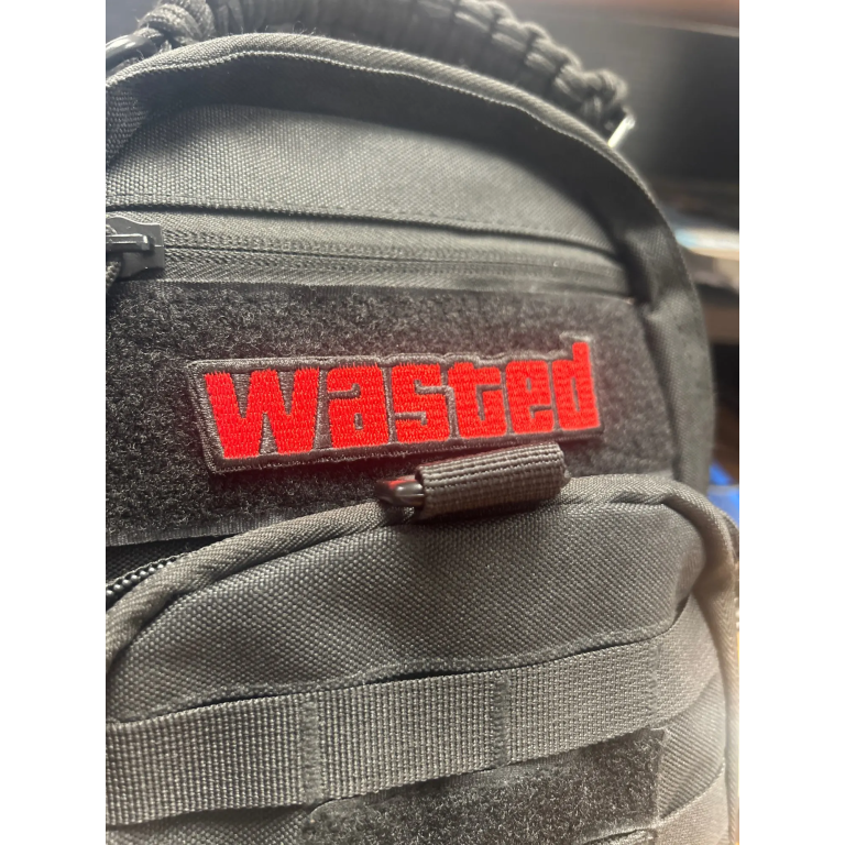 Wasted Gaming Embroidered Patch photo review