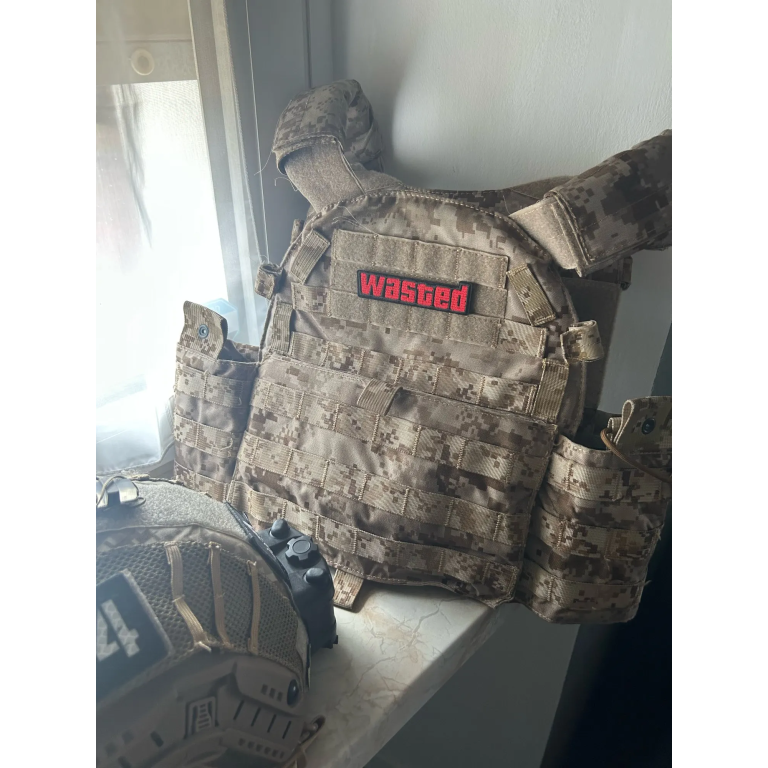 Wasted Gaming Embroidered Patch photo review