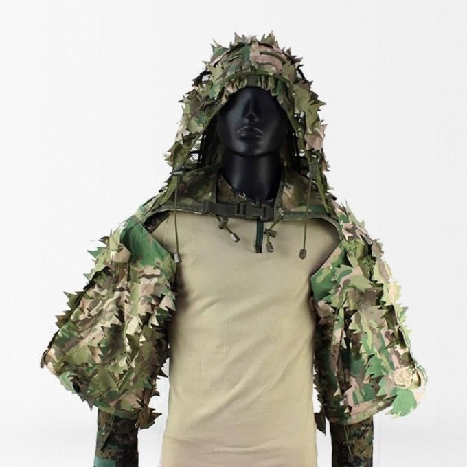Ghillie leaf viper hood