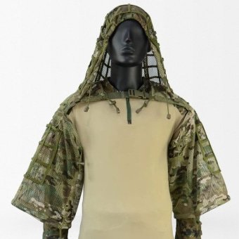 Ghillie mesh viper hood
