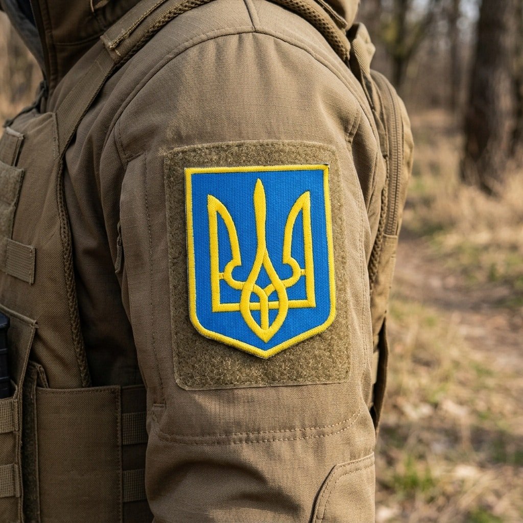 Embroidery Ukrainian army patch