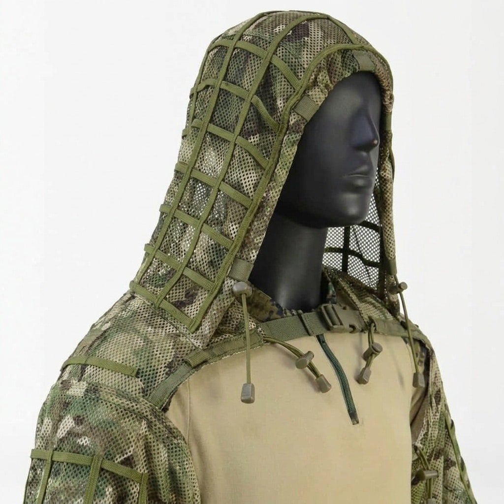 Ghillie mesh viper hood