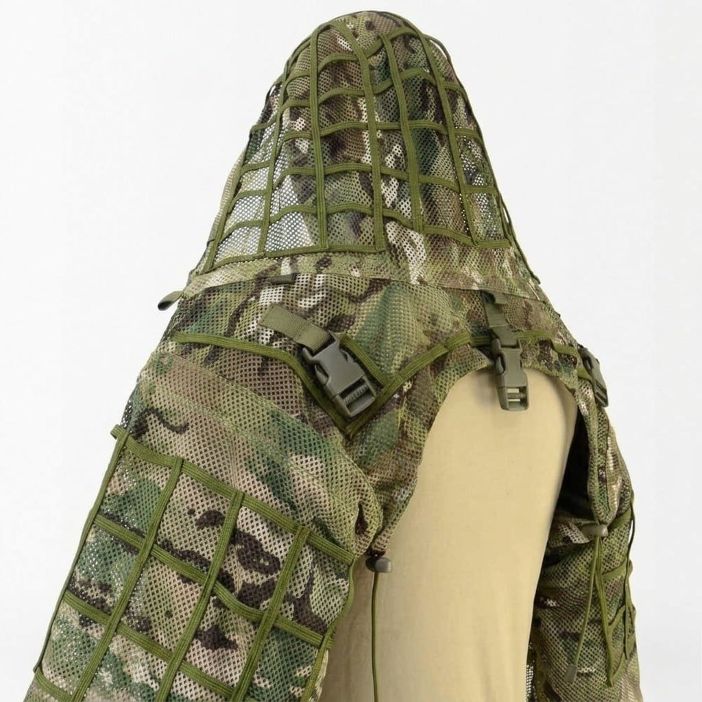 Ghillie mesh viper hood