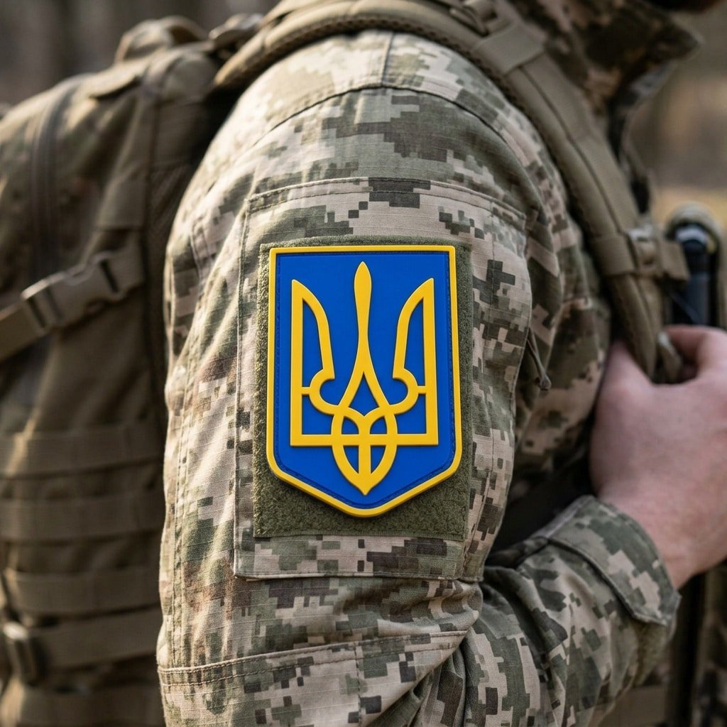 PVC Ukrainian army patch
