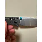 Carbon fiber tactical knife photo review