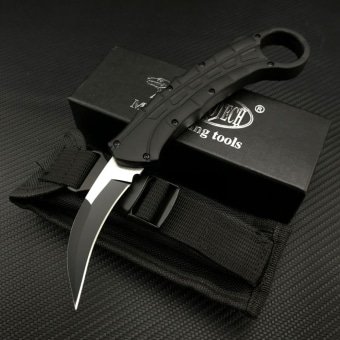 Military hawkbill fixed blade knife