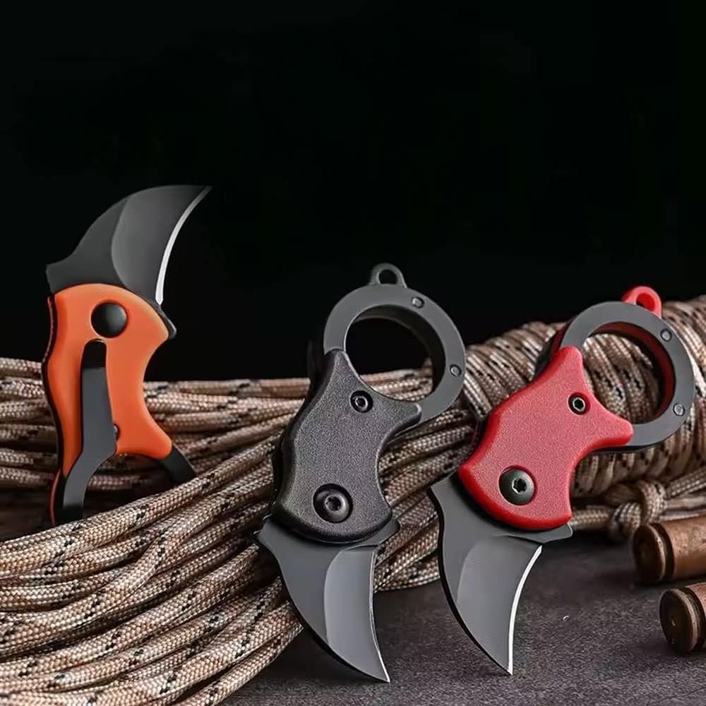 Tactical hawkbill keychain knife - Image 3