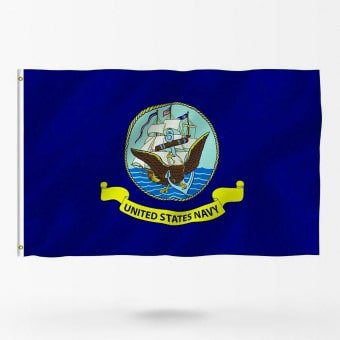 US navy military flag