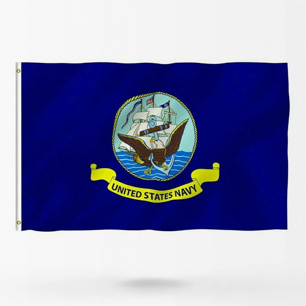 US navy military flag