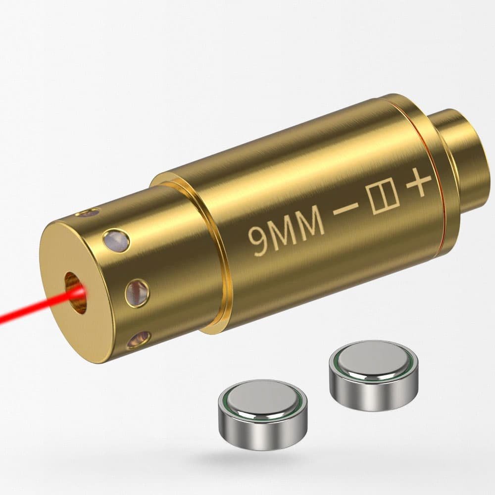 9mm training ammo laser