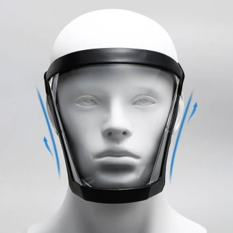 Full face protective glasses