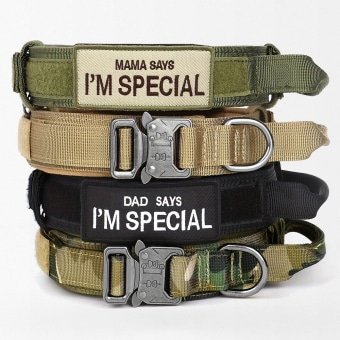 Tactical dog collar with handle