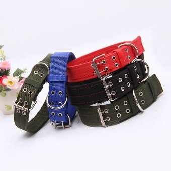 Tactical double prong dog collar