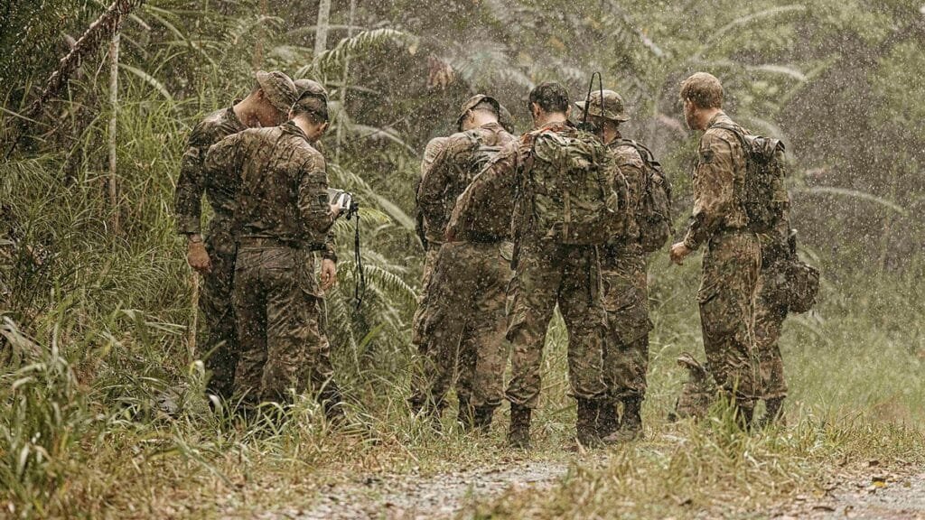 british with jungle camo